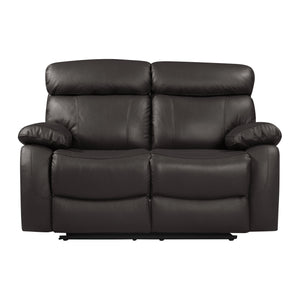Stratus Leather Double Reclining Loveseat