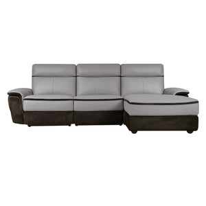 Barberton Power Modular Reclining Sectional Sofa with Right Chaise