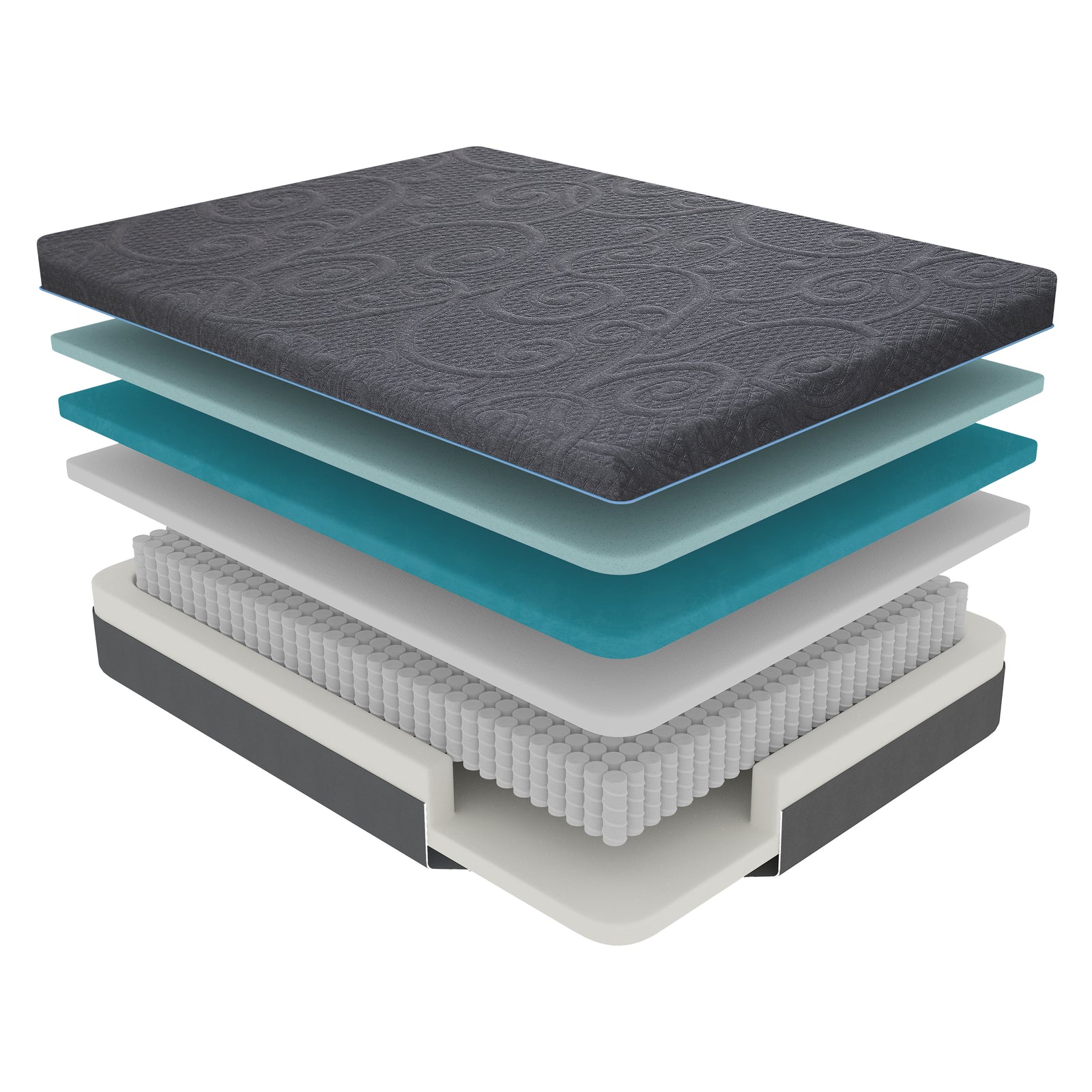 Chanson 14-Inch Gel-Infused Memory Foam Hybrid Mattress