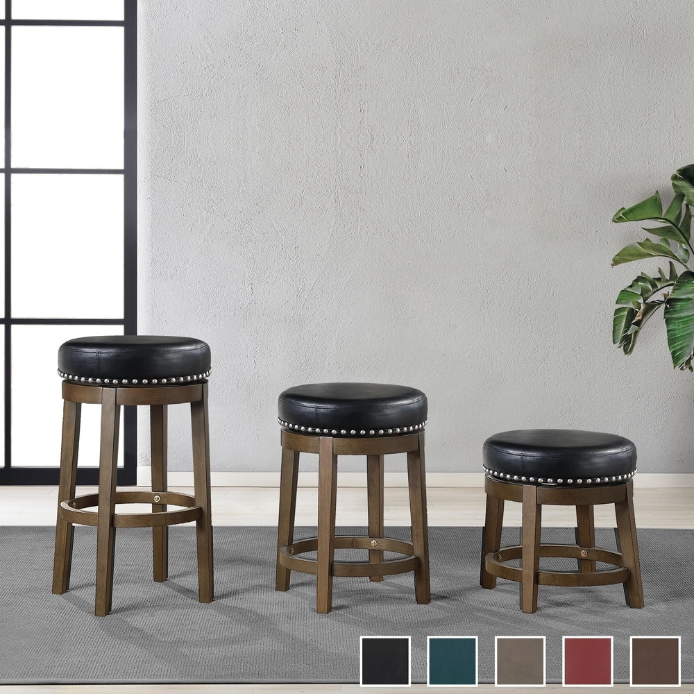 Michigan Round Swivel Stool (Set of 2)