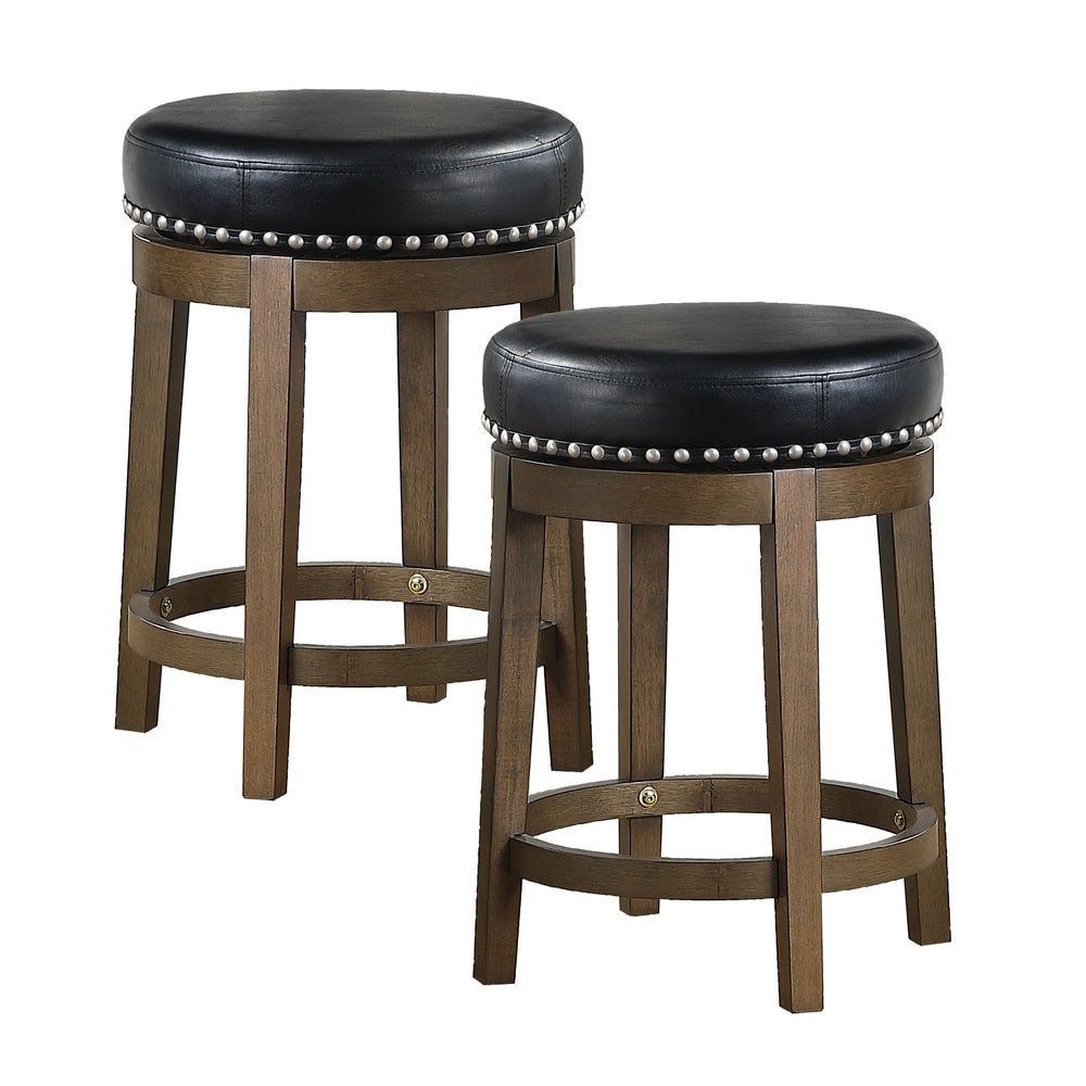 Michigan Round Swivel Stool (Set of 2)
