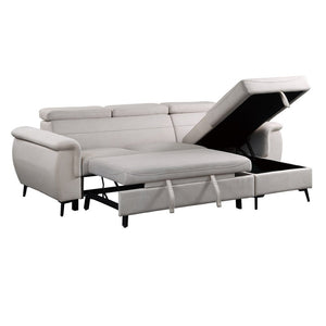 Sadie Reversible Sofa Chaise with Pull-out Bed