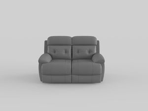 Romilly Leather Double Reclining Loveseat